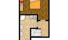 Wohnbereich & Schlafzimmer