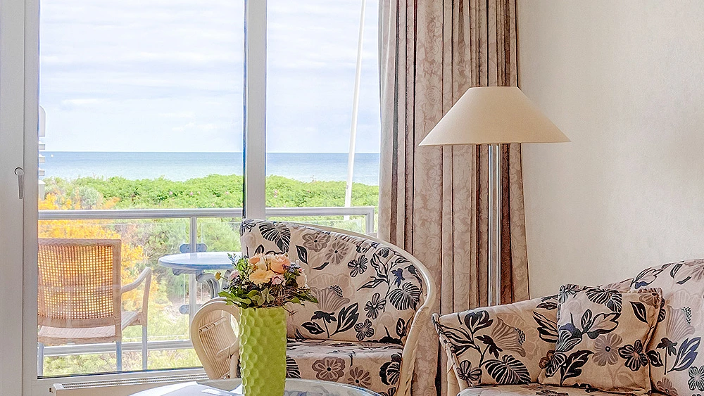double room with a view of the sea