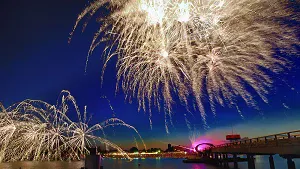 Feuerwerk an der Seebrücke