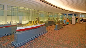 Schiffsmodelle in der Historischen Halle