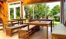 Wellnesshaus Morgentau an der Ostsee mit Sauna-Whirlwanne