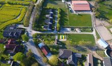 Wellnesshaus Blumenwiese auf dem Ostsee Ferienhof mit Sauna-Whirlwanne