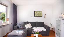 Apartment 38 "Skippers Topp", Apartmenthaus Hafenspitze,Blickrichtung Innenstadt/Binnenhafen