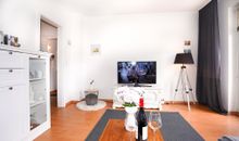 Apartment 38 "Skippers Topp", Apartmenthaus Hafenspitze,Blickrichtung Innenstadt/Binnenhafen