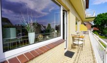 Apartment 38 "Skippers Topp", Apartmenthaus Hafenspitze,Blickrichtung Innenstadt/Binnenhafen