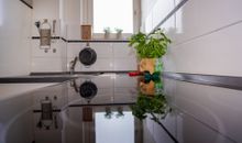 Apartment 38 "Skippers Topp", Apartmenthaus Hafenspitze,Blickrichtung Innenstadt/Binnenhafen