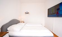 Apartment 38 "Skippers Topp", Apartmenthaus Hafenspitze,Blickrichtung Innenstadt/Binnenhafen
