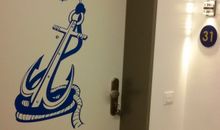 Apartment 40 "Backbord",, Blickrichtung  Binnenhafen Nord-West/Offenes Meer/Innenstadt