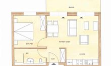 Apartment 1 "Nordlicht" -  Blickrichtung Binnen- und Yachthafen/offenes Meer