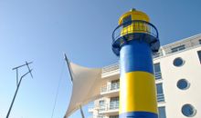 Apartment 22 "Lachende Möwe" mit Sauna, Blickrichtung offene See
