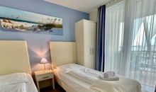 Apartment 22 "Lachende Möwe" mit Sauna, Blickrichtung offene See