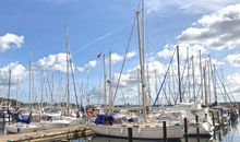 Apartment 25, Pier 25, Apartmenthaus Hafenspitze Blickrichtung offene See/Strand