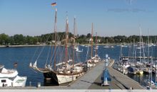 Apartment 24, Pier 24, Blickrichtung offene See/Binnenhafen Nord