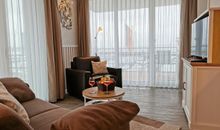 Apartment 2  - "Am Leuchtfeuer 2" - Blickrichtung Yacht-, Binnenhafen und offene See