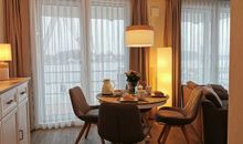 Apartment 2  - "Am Leuchtfeuer 2" - Blickrichtung Yacht-, Binnenhafen und offene See