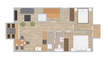 M5 Bungalow - Apartmenthaus Marienburger Str. 4 - FERIENDOMIZIL HOLLICH