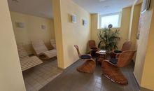 Villa Seegarten Whg. Seg05 - Blick auf den Wohnbereich und den TV
