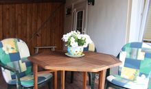 Blick auf die Terrasse