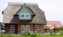 Blick auf das freistehende wunderschöne Ferienhaus