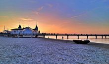 Abendstimmung an der Seebrücke Ahlbeck