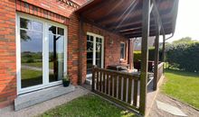 Seebach Whg. S02 - Blick auf die überdachte Terrasse