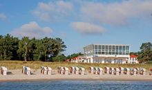 Blick auf den Hafen im nahen Ostseebad Rerik