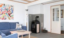 Seepferdchen Whg.1- Wohnbereich mit Kamin