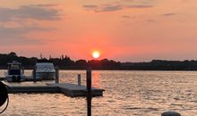 Sonnenuntergang am Barther Hafen