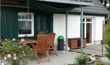 Mariannenweg 7, Haus Seetage - Blick auf die Terrasse am Bungalow