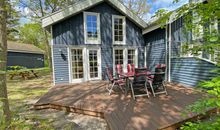 Ferienhaus Ostseewelle bestuhlte Terrasse