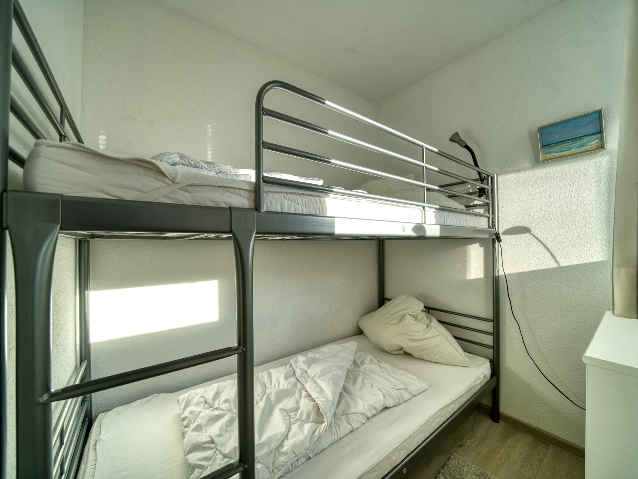 Schlafbereich mit Doppelbett