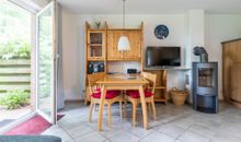 Essbereich mit Kamin