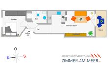 Der Grundriss der Wohnung