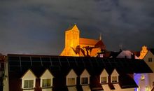 Schlafzimmer mit Doppelbett