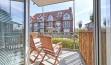 Balkon vom Schlafzimmer aus