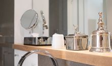Bad en Suite mit Dusche und Wanne