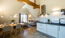 Wohn/ -Küchen Beispiel in den Apartments
