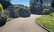 Zufahrt zum Carport