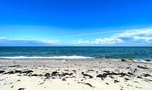 Strand direkt vor der Tür
