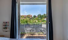 Blick aus dem Bett