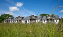 Die Appartementanlage Am Grün von außen