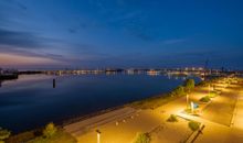 Ausblick auf den Hafen vom Ostseeresort Olpenitz