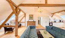 Gutshof Liepe - Ferienwohnung im 1. Obergeschoss - Wohnbereich