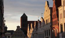 Hansestadt Wismar mit historischen Bürgerhäusern