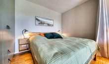 Schlafbereich mit Doppelbett