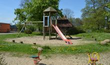 Terrasse mit Grill und Sitzecke