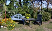 Sitzecke im Garten