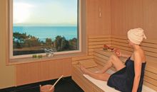 Panoramasauna mit Ostseeblick (finnische Sauna)