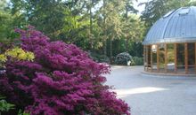 Blick vom Bungalow