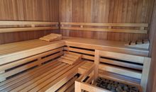 große Sauna für kühle Tage